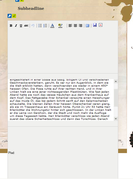 Insite in CSS-Layout